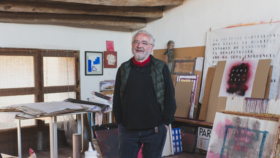 David Ribas a la seva casa-taller